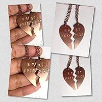 Algopix Similar Product 19 - BFF Best Friend key chain stamped