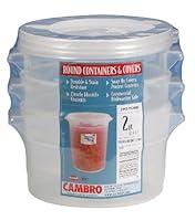 Algopix Similar Product 4 - Cambro 2Quart Round FoodStorage