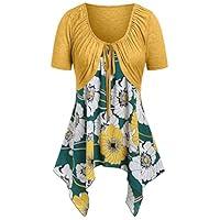 Algopix Similar Product 4 - Handyulong Womens Shirts Plus Size