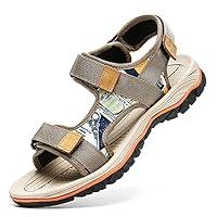 Algopix Similar Product 13 - Succttssful Mens Leather Sandals Summer