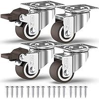 Algopix Similar Product 6 - GBL 1 Small Caster Wheels with 2