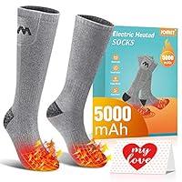 Algopix Similar Product 13 - Jomst 5000mAh Heated Socks for Men