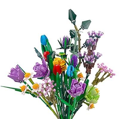 Best Deal for YYQPF Bouquet Building Blocks Model, 1331 Pieces Flower