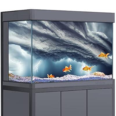 Best Deal for Fish Tank Background 3D Storm Lightning Tornado HD