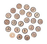 Algopix Similar Product 19 - Rayher Wooden Numbers for Advent
