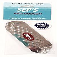 Algopix Similar Product 7 - Sep's Pro Fishing UV Dodger, Silver