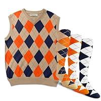 Algopix Similar Product 7 - GolfKnickers Argyle Sweater Vest and 3