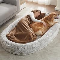 Algopix Similar Product 1 - RRPETHOME Human Dog Bed for People