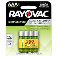 Algopix Similar Product 7 - Rayovac AAA Batteries Rechargeable