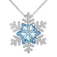 Algopix Similar Product 14 - findout Women Snowflake Necklace 925