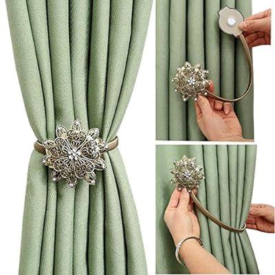 Best Deal for BNCMXZJGFAG Curtain Straps Alloy 2 Packet Curtain Tie Back