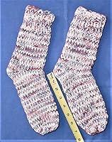 Algopix Similar Product 17 - Hand knit slipper socks clog socks