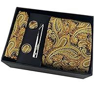 Algopix Similar Product 13 - SJYDQ Classic Width Floral Paisley Ties