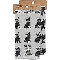 Algopix Similar Product 2 - Kitchen Towel - Love And A Frenchie