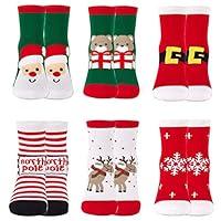 Algopix Similar Product 10 - Boys Christmas Socks Kids Winter Warm