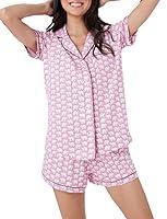 Algopix Similar Product 14 - Womens Cute Print Pajamas Shorts Set