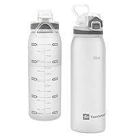 Algopix Similar Product 15 - Teentumn Water Bottle BPA Free Tritan
