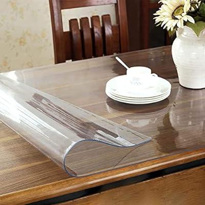 Best Deal for N A 2Mm Thick Clear Table Cover Protector, Table Protector