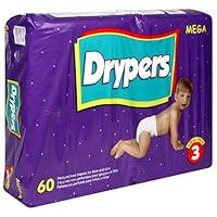 Algopix Similar Product 10 - Drypers Mega Baby Diapers Size 3 Case