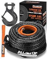 Best Deal for Cainozo Synthetic Winch Rope 3/8''X100FT Dyneema Winch Rope