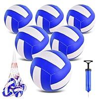 Algopix Similar Product 9 - ELKCIP 6 Pack Volleyballs Official Size