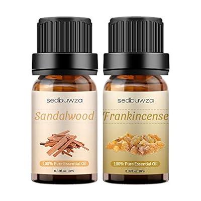 Vanilla Oil Peppermint Essential Oil Set, 100% Pure Organic Aromatherapy  Oils Gift Set for Diffuser, Massage, Soap, Candle Making - 2 x 10ml