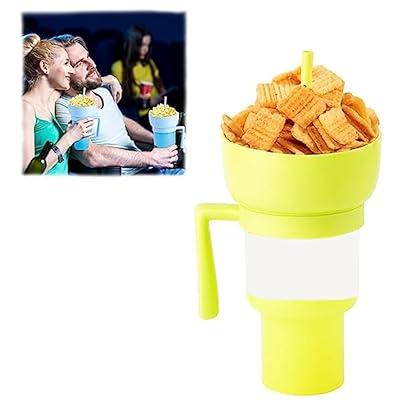 Best Deal for ADYERBY Stadium Tumbler Snack Bowl, Cup Bowl Combo with