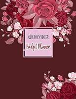 Algopix Similar Product 18 - Monthly Budget Planner Romantic Maroon
