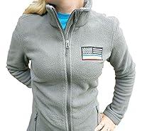 Algopix Similar Product 7 - BlueRed Line American Flag Fleece