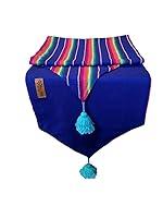 Algopix Similar Product 15 -  Corazon Maria Runner blue tablecloth