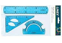 Algopix Similar Product 9 - Linex Flexible School Set - Blue