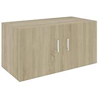 Algopix Similar Product 15 - vidaXL Wall Mounted Cabinet Sonoma Oak