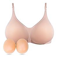Algopix Similar Product 10 - Lervanla Silicone Breast Form Women