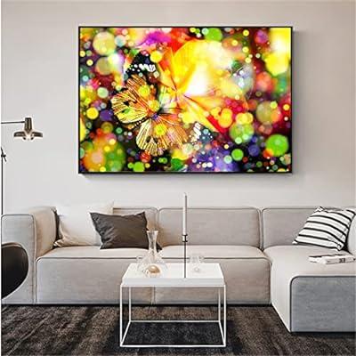Best Deal for 5D Diamond Painting Colorful Butterfly,Diamond Painting