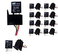 Algopix Similar Product 14 - GENSSI Car 30A 12V SPST Micro Relay Kit