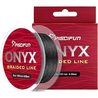 Best Deal for Piscifun Onyx PE Braided Fishing Line 547Yd Deep Black 15lb