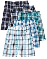 Algopix Similar Product 13 - Fruit of the Loom Boys Woven Boxer