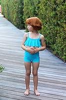 Algopix Similar Product 1 - City Threads Girls Flounce Bikini Top