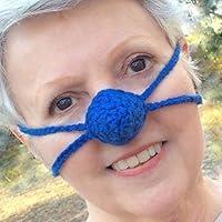 Algopix Similar Product 1 - True Blue Nose Warmer by Aunt Martys