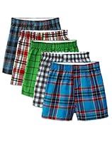 Algopix Similar Product 6 - Fruit of the Loom Boys Woven Boxer