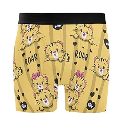 Best Deal for Mens Pouch Boxer Briefs Regular Long Breathable Cute