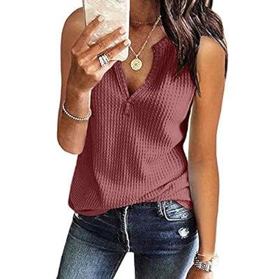 Womens Cami with Built in Bra Flowy Swing Tank Tops Loose Camisole for  Travling