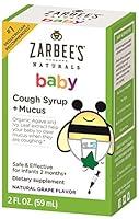 Algopix Similar Product 5 - Zarbees Naturals Baby Cough Syrup