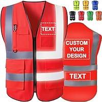 Algopix Similar Product 2 - Custom Safety Vest High Visibility