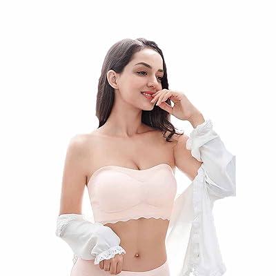 Best Deal for vljsfkh Invisible Strapless Super Push Up Bra, Invisible