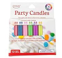 Algopix Similar Product 6 - Jacent Color Flame Birthday Candles