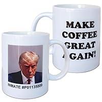 Algopix Similar Product 5 - Trump Mug Shot Mug Make Coffee Great
