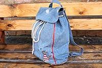 Algopix Similar Product 12 - Recycled jeans backpack Casual denim