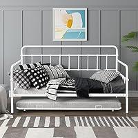 Algopix Similar Product 2 - Oudiec Twin Size Metal Daybed with