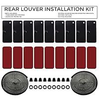 Algopix Similar Product 9 - Upgraded Universal Rear Window Louver